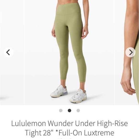 lululemon athletica Pants - COPY - green lululemon wonderunders